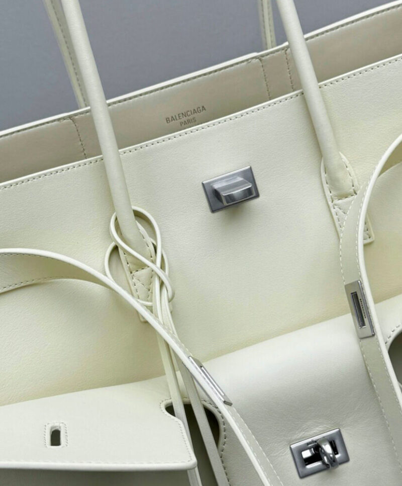 Balenciaga Bel Air Medium Carry All Bag Cream